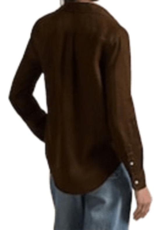 26SS 폴로 랄프로렌 포니 자수 리넨 셔츠 (211970730009) 211970730 Black - POLO RALPH LAUREN