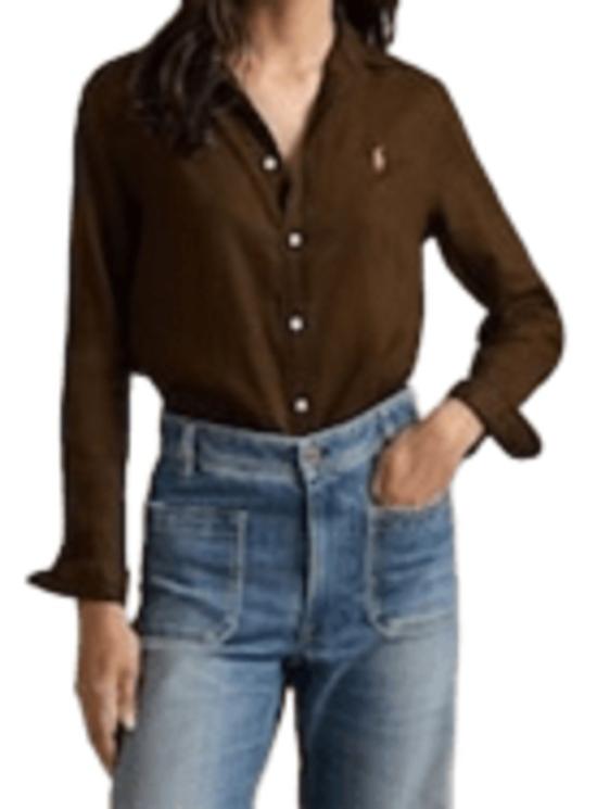 26SS 폴로 랄프로렌 포니 자수 리넨 셔츠 (211970730009) 211970730 Black - POLO RALPH LAUREN