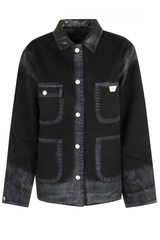 25FW 미스비헤이브 데님 셔츠 251W429 097 Black