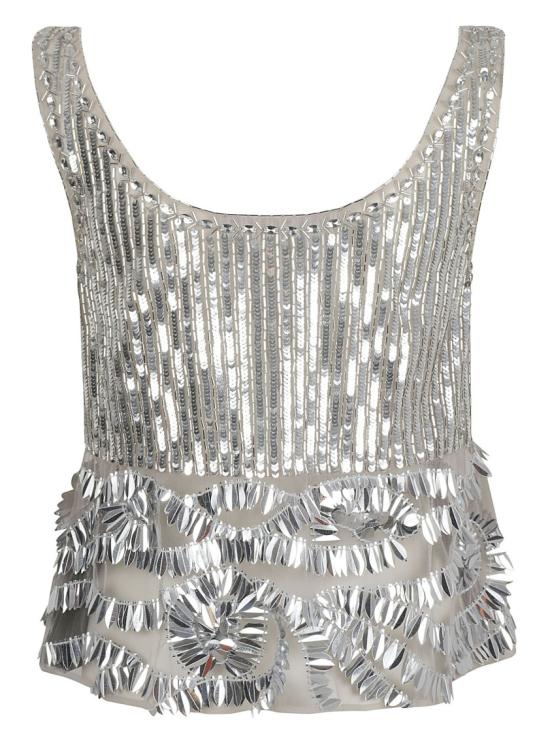  알베르타 페레티 민소매 티셔츠 V080916460471 Grey - ALBERTA FERRETTI