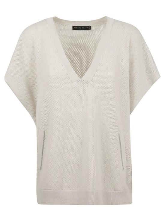 파비아나 필리피 반팔 티셔츠 MAD272B615N9008154 Grey