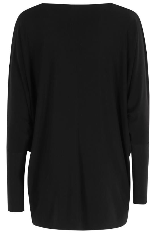 25FW 노마카말리 긴팔 티셔츠 KK4266PL123 097 Black - NORMA KAMALI