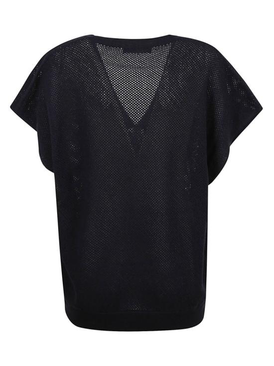  파비아나 필리피 반팔 티셔츠 MAD272B615N9005131 Black - FABIANA FILIPPI