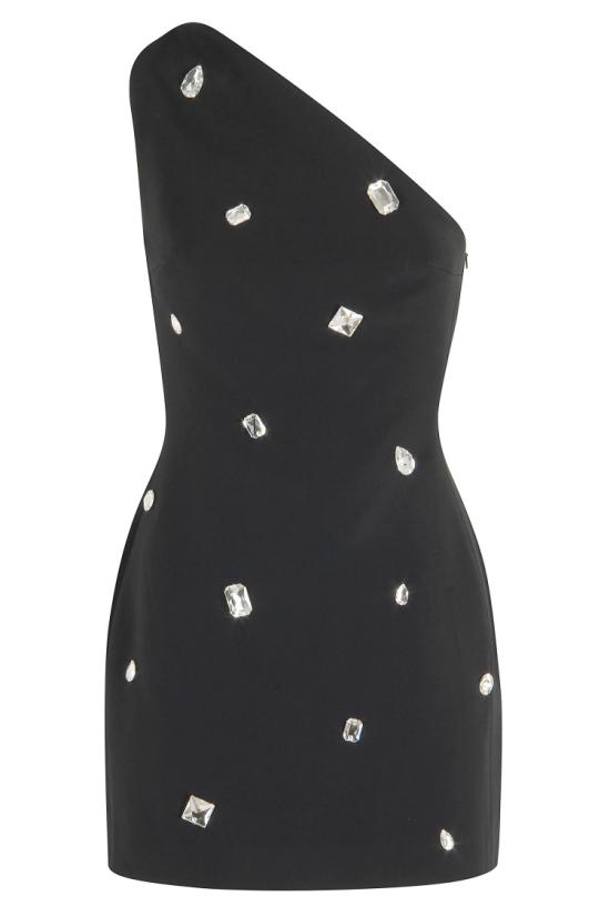 25FW 데이비드 코마 숏 원피스 PF25DK77D 097 Black