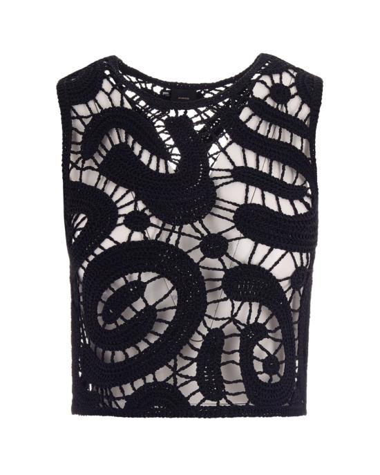 26SS 핑코 민소매 티셔츠 6000098 Black