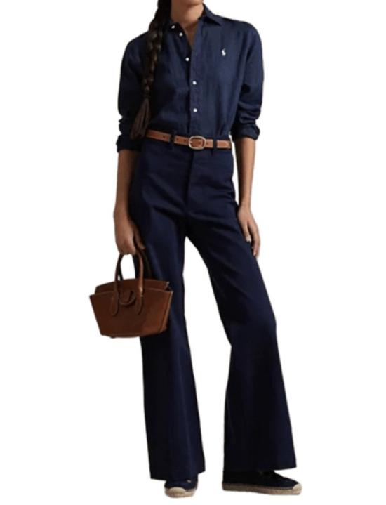 26SS 폴로 랄프로렌 포니 자수 리넨 셔츠 (211970730009) 211970730 Black - POLO RALPH LAUREN