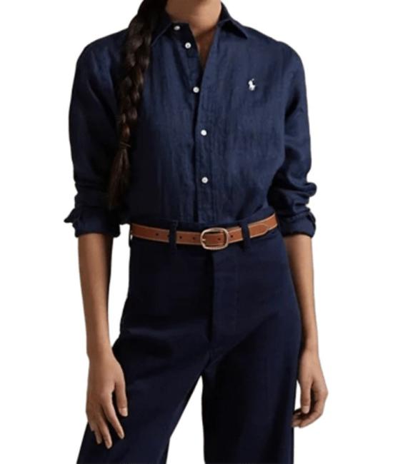 26SS 폴로 랄프로렌 포니 자수 리넨 셔츠 (211970730009) 211970730 Black - POLO RALPH LAUREN