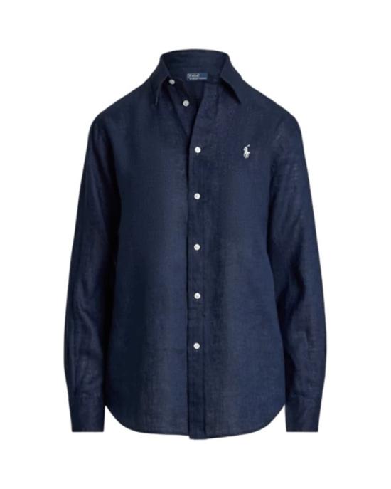 26SS 폴로 랄프로렌 포니 자수 리넨 셔츠 (211970730009) 211970730 Black