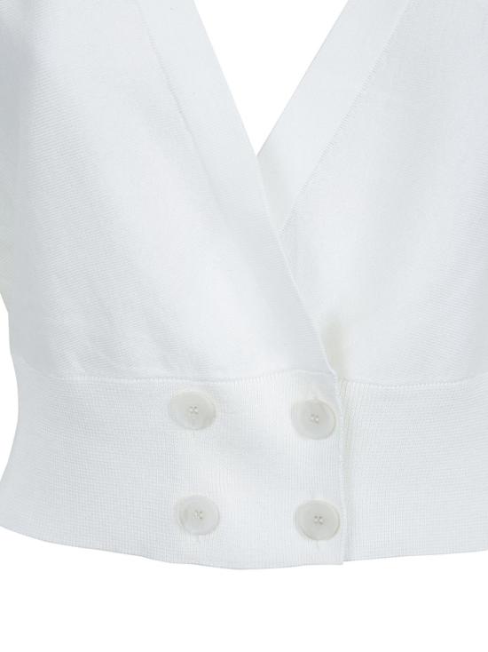  파비아나 필리피 가디건 MAD272B623N82125 White - FABIANA FILIPPI