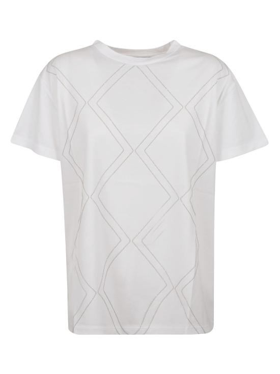  파비아나 필리피 반팔 티셔츠 JED222W130H02621 White