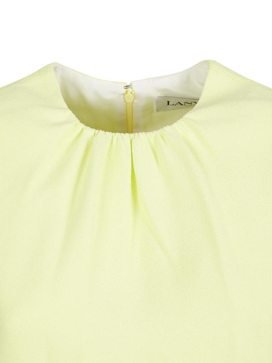  랑방 미디 원피스 DR00255606P2387 Neutrals - LANVIN