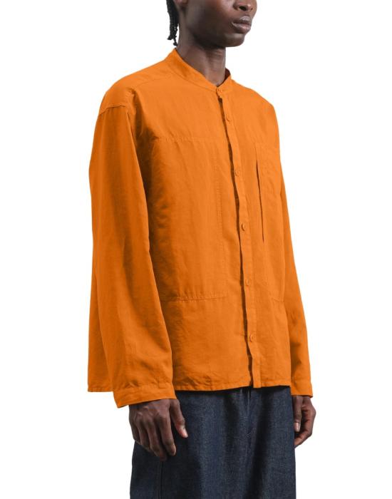 26FW 유 머스트 크리에이트 긴팔 셔츠 P2AAG Orange - YOU MUST CREATE