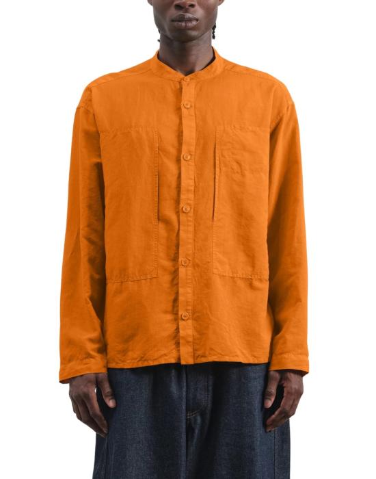 26FW 유 머스트 크리에이트 긴팔 셔츠 P2AAG Orange - YOU MUST CREATE