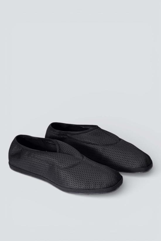  드로게리아 크리벨리니 플랫 슈즈 Drogheria Crivellini 블랙 모카 메쉬 3 D 스트레치 신발 - DROGHERIA CRIVELLINI