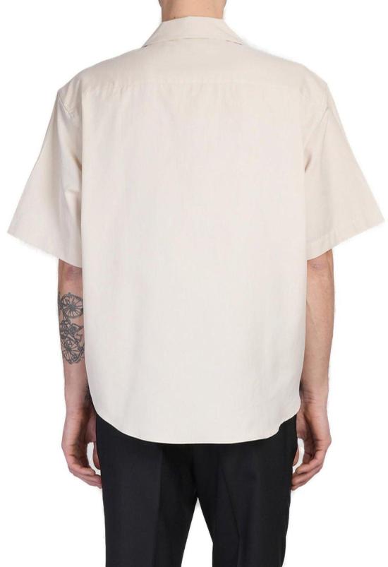  아미 반팔 셔츠 알렉상드르 마티우시 파리 반팔 박시  진저 - AMI