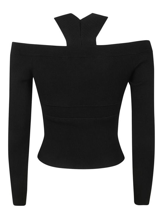  알렉산더 맥퀸 긴팔 티셔츠 734534Q1A5B1000 Black - ALEXANDER MCQUEEN