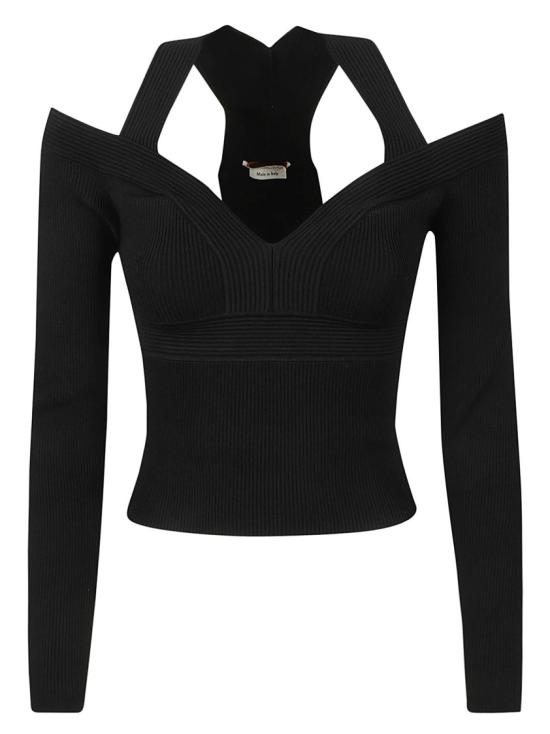  알렉산더 맥퀸 긴팔 티셔츠 734534Q1A5B1000 Black