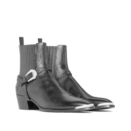  셀린느 부츠 웨스턴 첼시 아이작 하네스  블랙 - CELINE