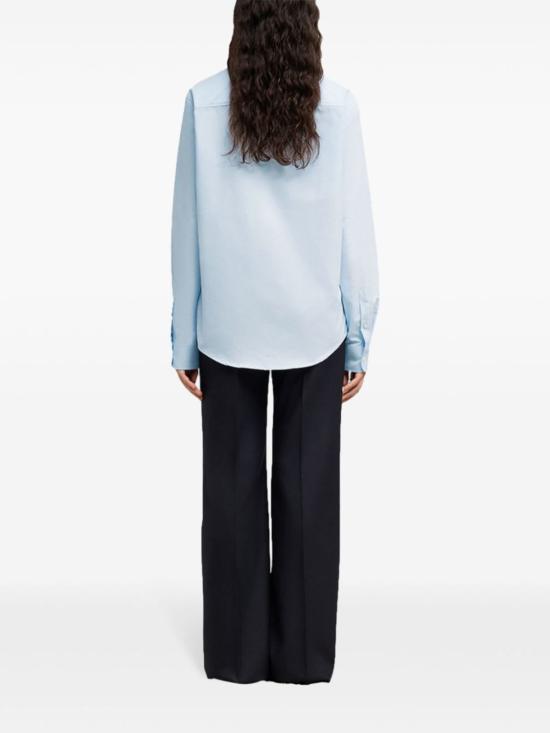  아미 긴팔 셔츠 Ami Alexandre Mattiussi Ami De Coeur  클리어 블루 - AMI