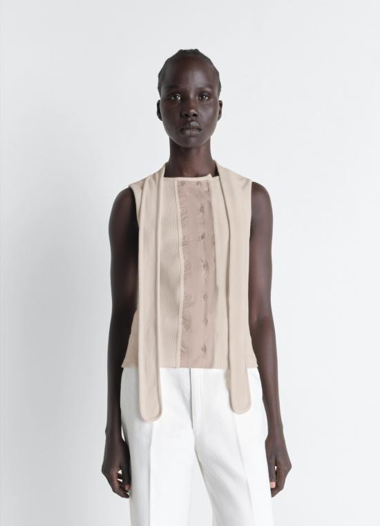 26SS 르메르 긴팔 티셔츠 TS0004 LJ1030 GR609 Sage - LEMAIRE