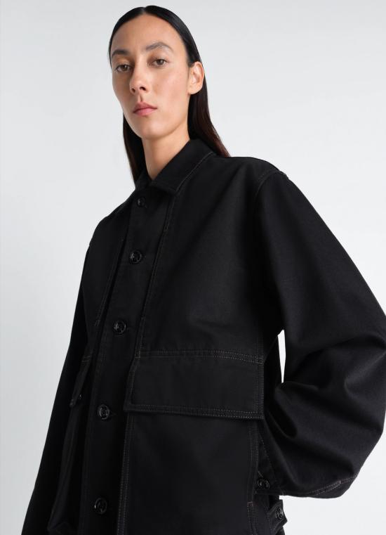 26SS 르메르 박시 자켓 OW1223 LD1055 BK999 Black - LEMAIRE