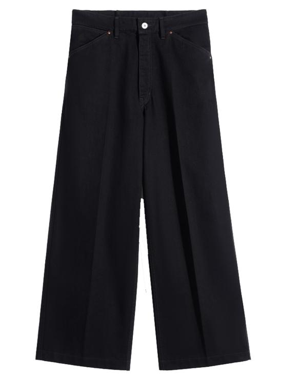 26SS 르메르 스트레이트 팬츠 PA1306 LD1071 BK999 Black