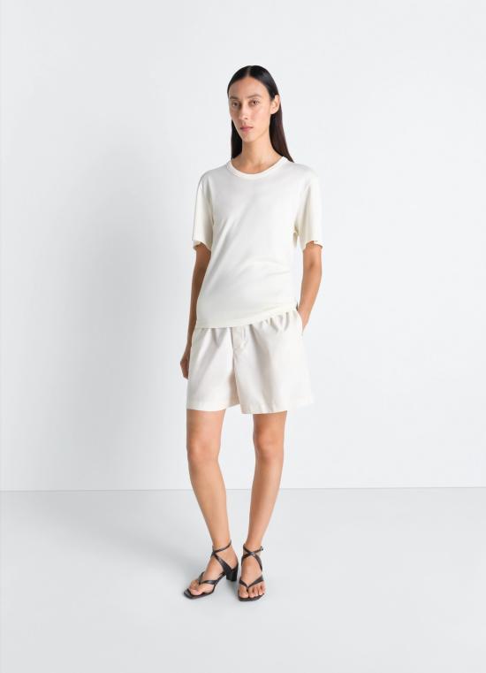 26SS 르메르 저지 티셔츠 TS0002 LJ1016 WH048 Light cream - LEMAIRE