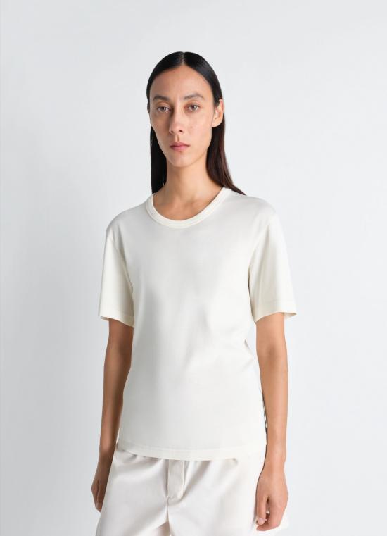 26SS 르메르 저지 티셔츠 TS0002 LJ1016 WH048 Light cream - LEMAIRE