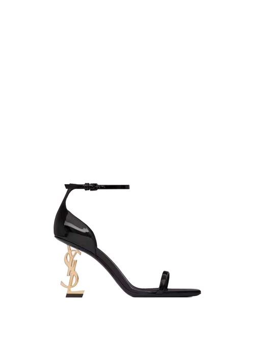 26SS 생로랑 페이턴트 레더 오피움 샌들 557679 1TV1A1000 Black