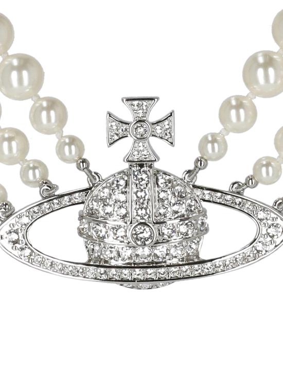 26SS 비비안웨스트우드 목걸이/팬던트 63030007 02P127 CNP127 Silver - VIVIENNE WESTWOOD