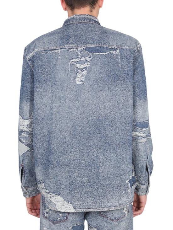  디젤 데님 셔츠 진  블루 - DIESEL