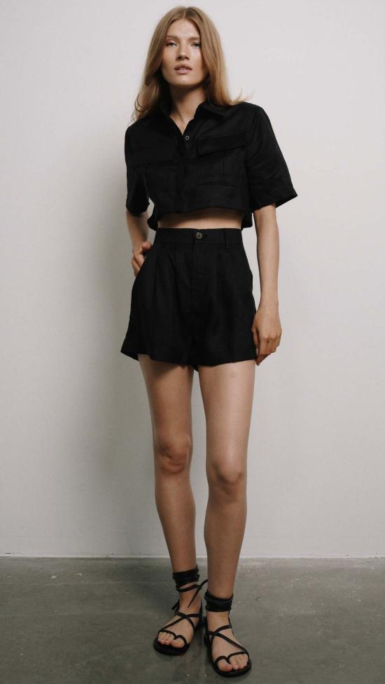  파렌테지 민소매 티셔츠 발레리아 카고 크롭탑 - PARENTEZI