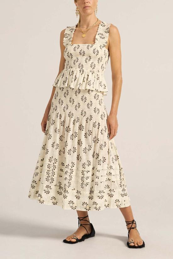  ILIO NEMA 롱 스커트 일리오 네마 세레스  쉘 스트라이프