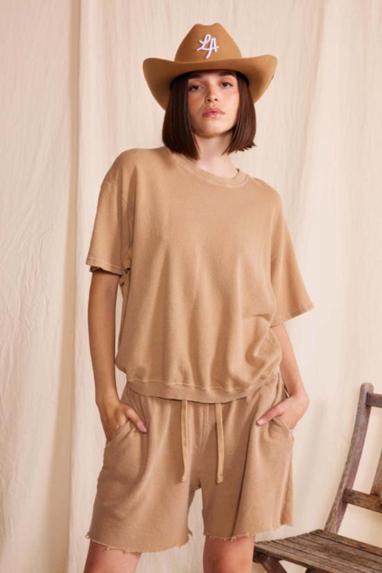  피플 오브 레이저 반팔 티셔츠 여가를 즐기는 사람들을 위한 하모니 반팔 크루넥 티셔츠