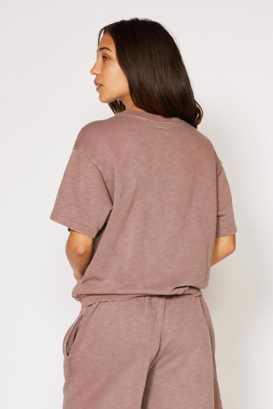  피플 오브 레이저 반팔 티셔츠 여가를 즐기는 사람들을 위한 하모니 반팔 크루넥 티셔츠 - PEOPLE OF LAISURE