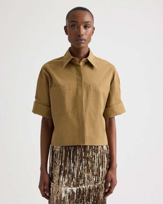  티더블유피 셔츠 Twp 나의 최신 실수 면 셔츠 에르민 - TWP