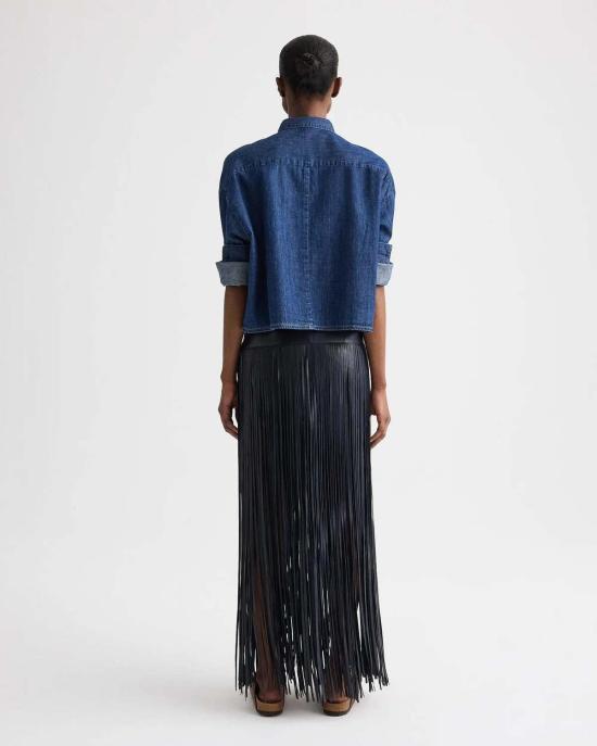  티더블유피 데님 셔츠 Twp 타이 원 슈퍼파인 코튼 셔츠 - TWP