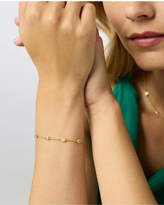  줄리 보스 팔찌 졸리 섬세한  큐빅 지르코니아 - JULIE VOS