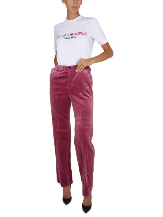  디스퀘어드2 반팔 티셔츠 Dsquared2 로고 티셔츠 (화이트) - DSQUARED2