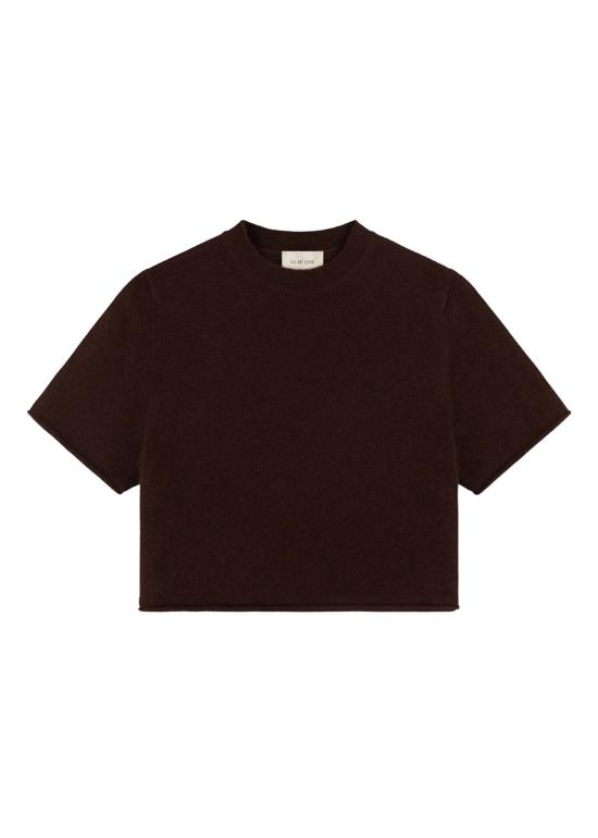  All My Love 반팔 티셔츠 Ava 탑 티셔츠