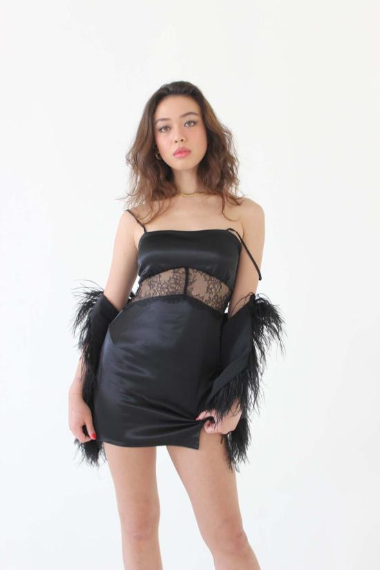  베버리힐즈 란제리 숏 원피스 베벌리 힐스 란제리 피츠 드레스 - BEVERLY HILLS LINGERIE