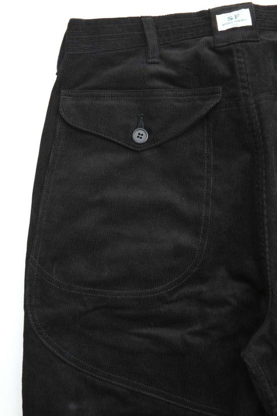  Sassafras 수트 팬츠 사사프라스 잎 감시자 4/5  블랙 - OTHER BRANDS