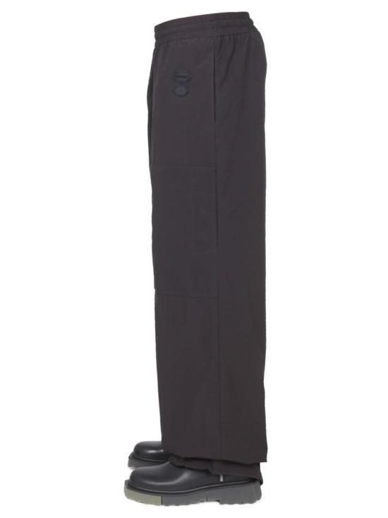  오프화이트 스트레이트 팬츠 와이드 레그 팬츠 블랙 - OFF WHITE