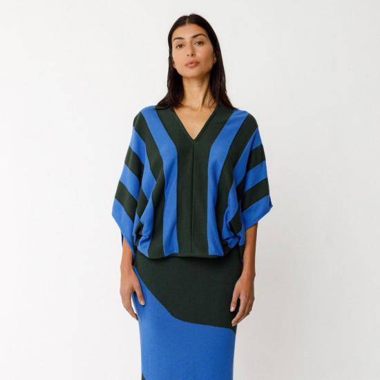  에스케이에프케이 스웨터 Skfk 헤라  블루 - SKFK