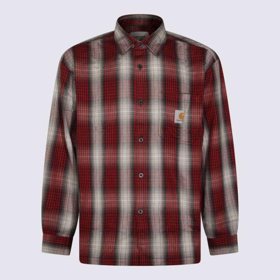  칼하트 긴팔 셔츠 카하트 레드 셔츠 칠리 페퍼