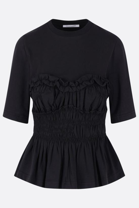 26SS 세실리아 반센 반팔 티셔츠 425RTW19007BLACK DOM - CECILIE BAHNSEN