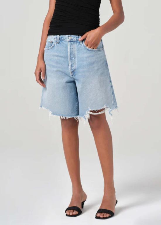  에이골디 데님 숏팬츠 아골데 인드라 숏 라이트 인디고