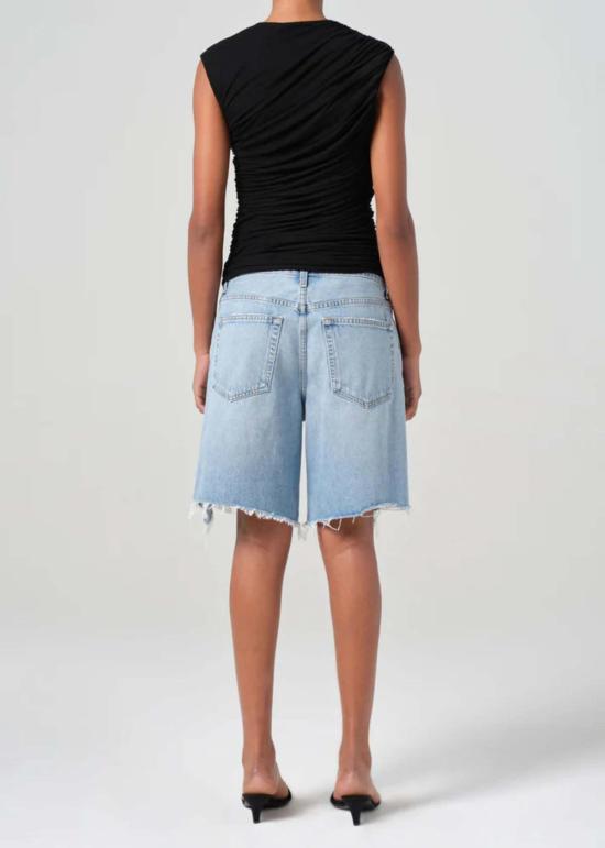  에이골디 데님 숏팬츠 아골데 인드라 숏 라이트 인디고 - AGOLDE