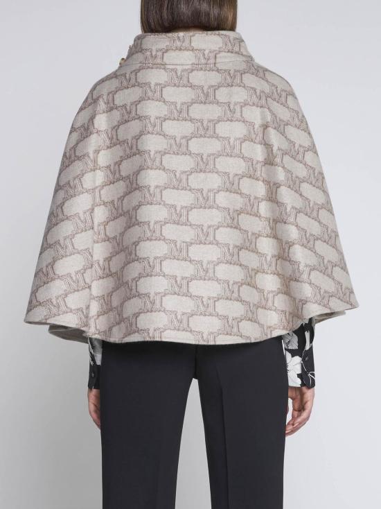  막스마라 코트 막스 마라 도리나 캐시미어 앤 울 케이프 베이지 - MAX MARA