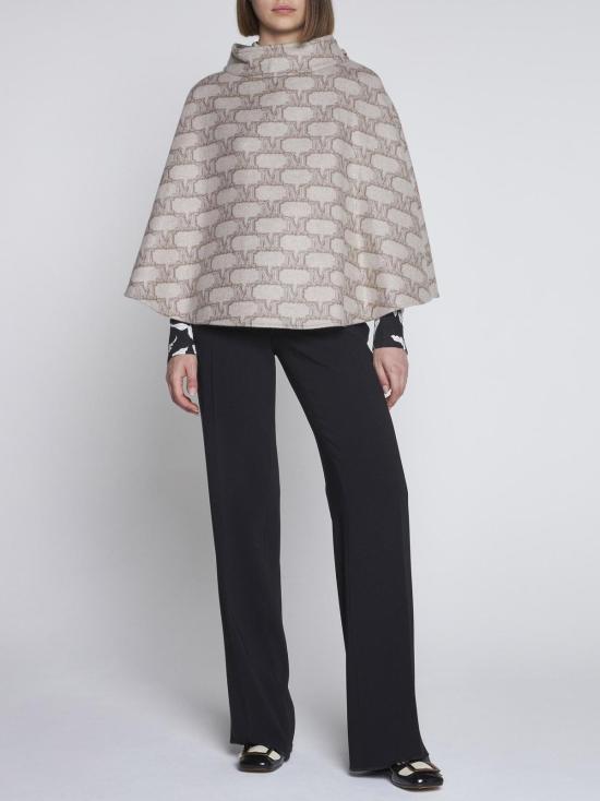  막스마라 코트 막스 마라 도리나 캐시미어 앤 울 케이프 베이지 - MAX MARA